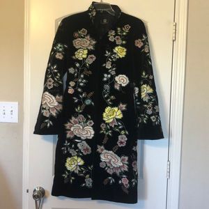 Sonia Bogner Velvet Duster Coat